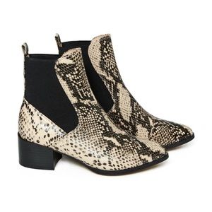 MAKE OFFERS! Silent D Darius Snakeskin Booties